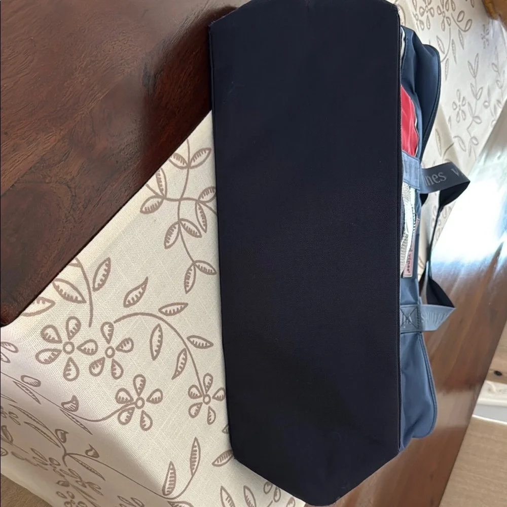 Vineyard Vines Blue and Red Duffel Bag